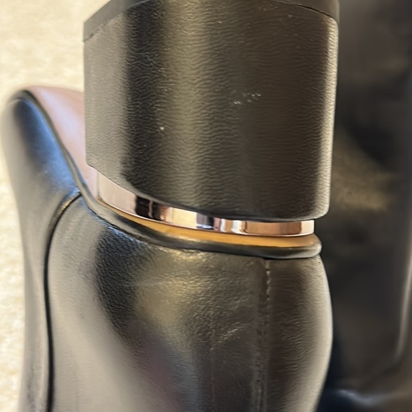 Franco Sarto leather side zip boots size 6M - Picture 4 of 10